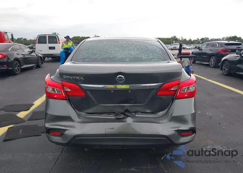 2019 Nissan Sentra S из США, поврежденный, VIN 3N1AB7AP9KY384780